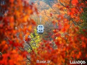 بر فراز دریای خزر در تله کابین های مازندران