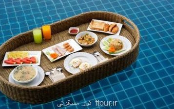 دردسرهای گرفتن عکس جذاب؛ پشت صحنه تبلیغ صبحانه های شناور هتل ها